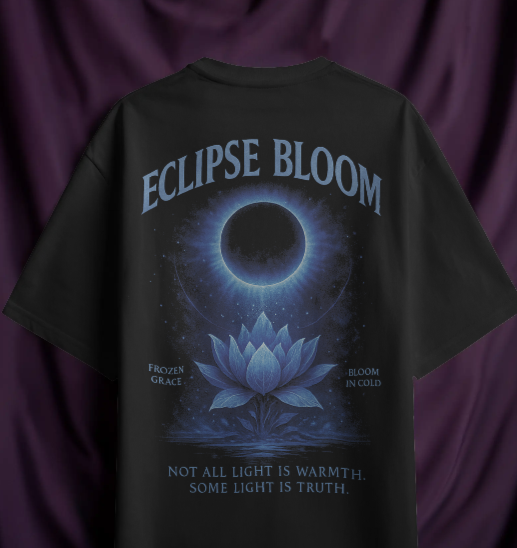 ECLIPSE BLOOM OVERSIZED T-SHIRT