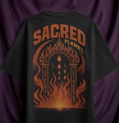 SACRED FLAME OVERSIZED T-SHIRT