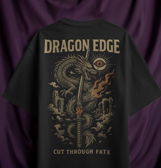 DRAGON EDGE OVERSIZED T-SHIRT