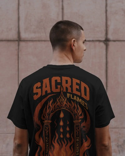 SACRED FLAME OVERSIZED T-SHIRT